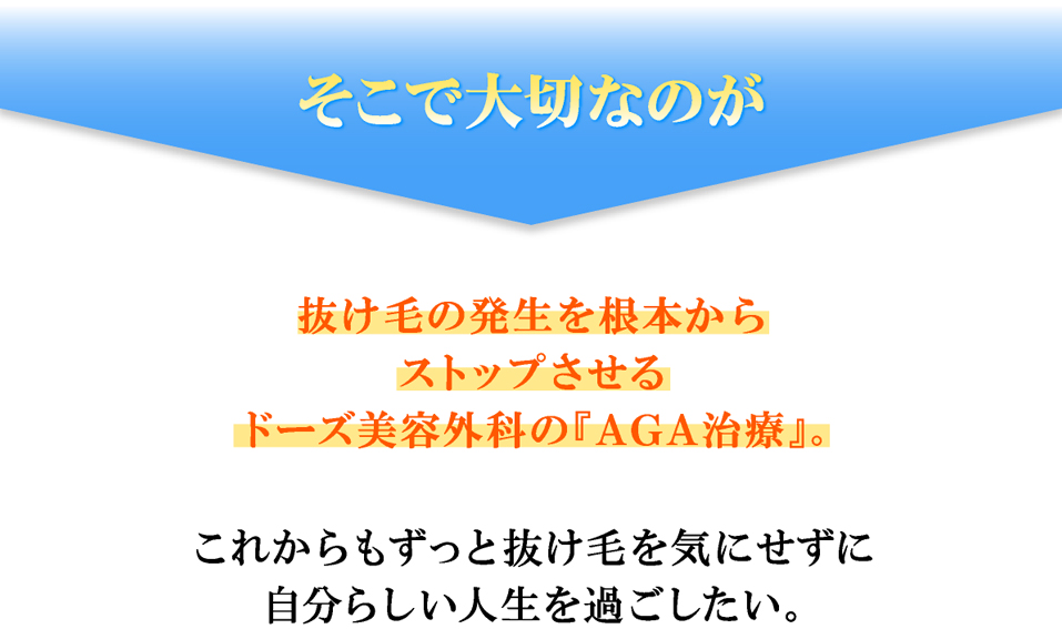 AGA（男性型脱毛症）とは・・・
