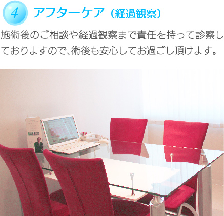 アフターケア （経過観察）
